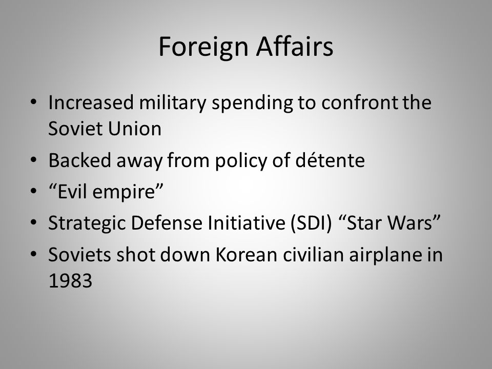 American politics foreign affair defense monitary